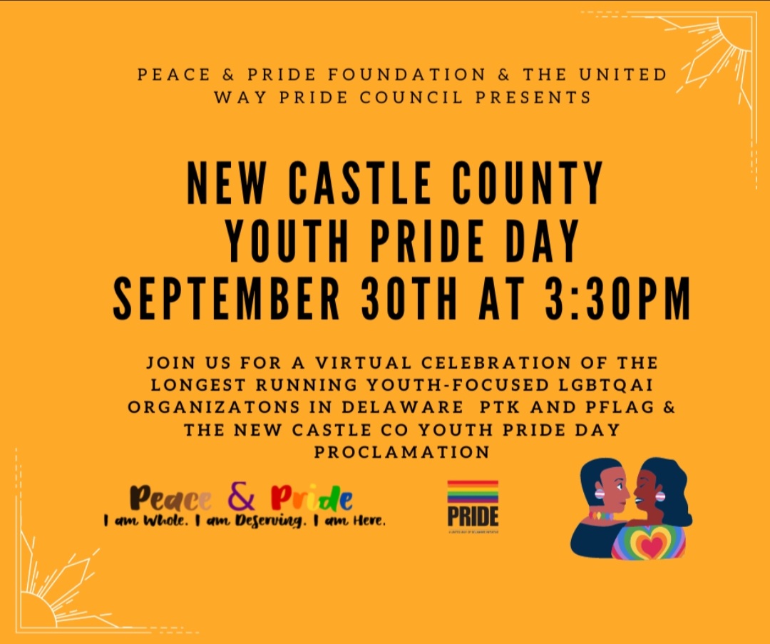 BccsSquad's tweet photo. Please join the Peace and Pride Foundation and The United Way Pride Council on September 30th for their Youth Pride Day! It'll be a virtual celebration. We would love to see you there! https://t.co/jMpnDtWD9y