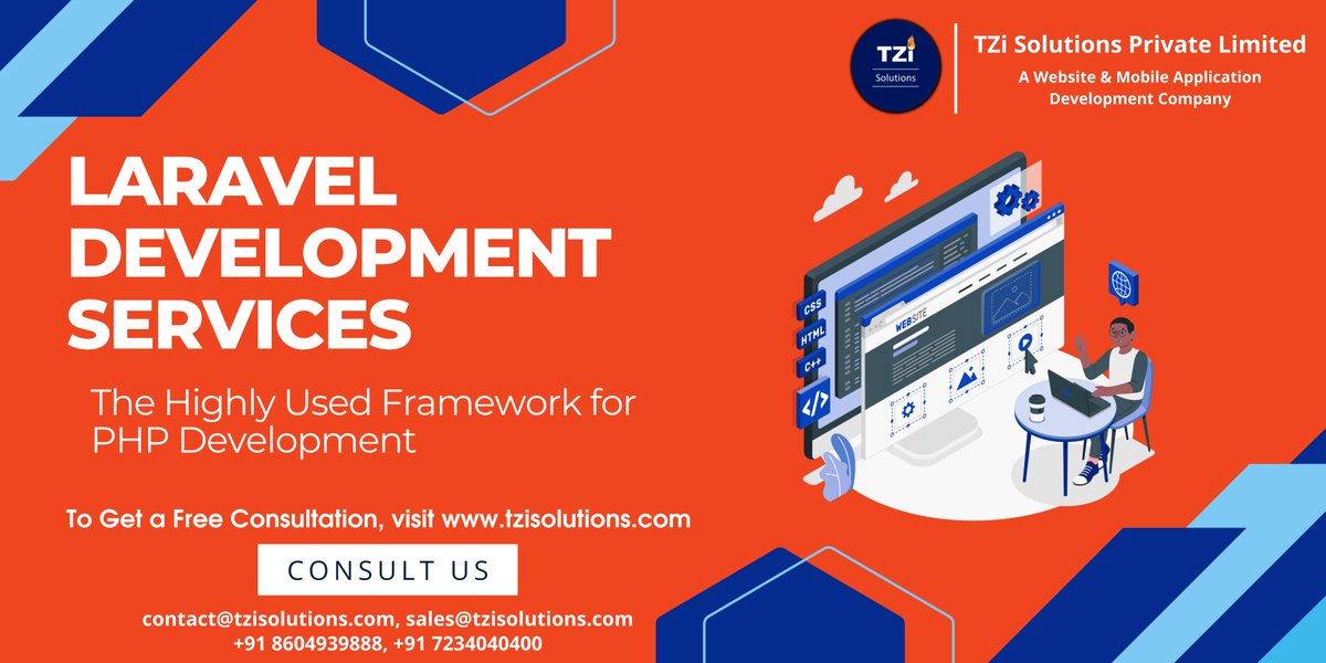tzisolutions's tweet photo. TZi Solutions provides top-class Laravel development services to enterprises all around the world. To get top-notch Laravel Development Services & free IT consultation, contact us - https://t.co/6sMFDAs3ao
#Laravel #LarvelDevelopment #CustomWebSolution #GoDigital #GoOnline #PHP https://t.co/mcNHJvmM4n