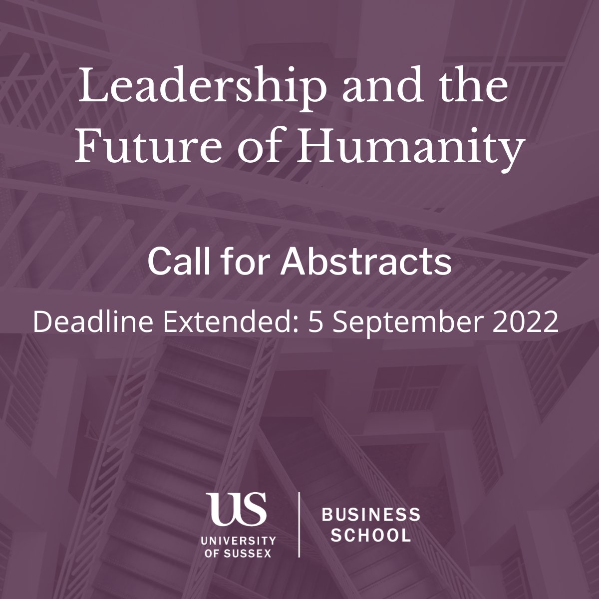 SussexUBusiness's tweet photo. We have extended the deadline for the #ISLC Call for Abstracts on 'Leadership and Humanity' until 5 September.
#Multidisciplinary papers addressing critical #leadership issues are welcome.
@leadership_jour @ZahiraJaser
Submit your abstract here: https://t.co/Pefvg56zXK https://t.co/LqUOX4AyDO