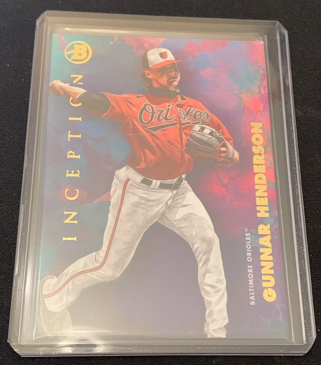 OsCardGiveAways's tweet photo. OS WIN! You knew this was coming! Like retweet and follow. One follower will be selected to receive this GUNNAR HENDERSON card at 7PM tonight!!! #Birdland https://t.co/o25Yz8ofq6
