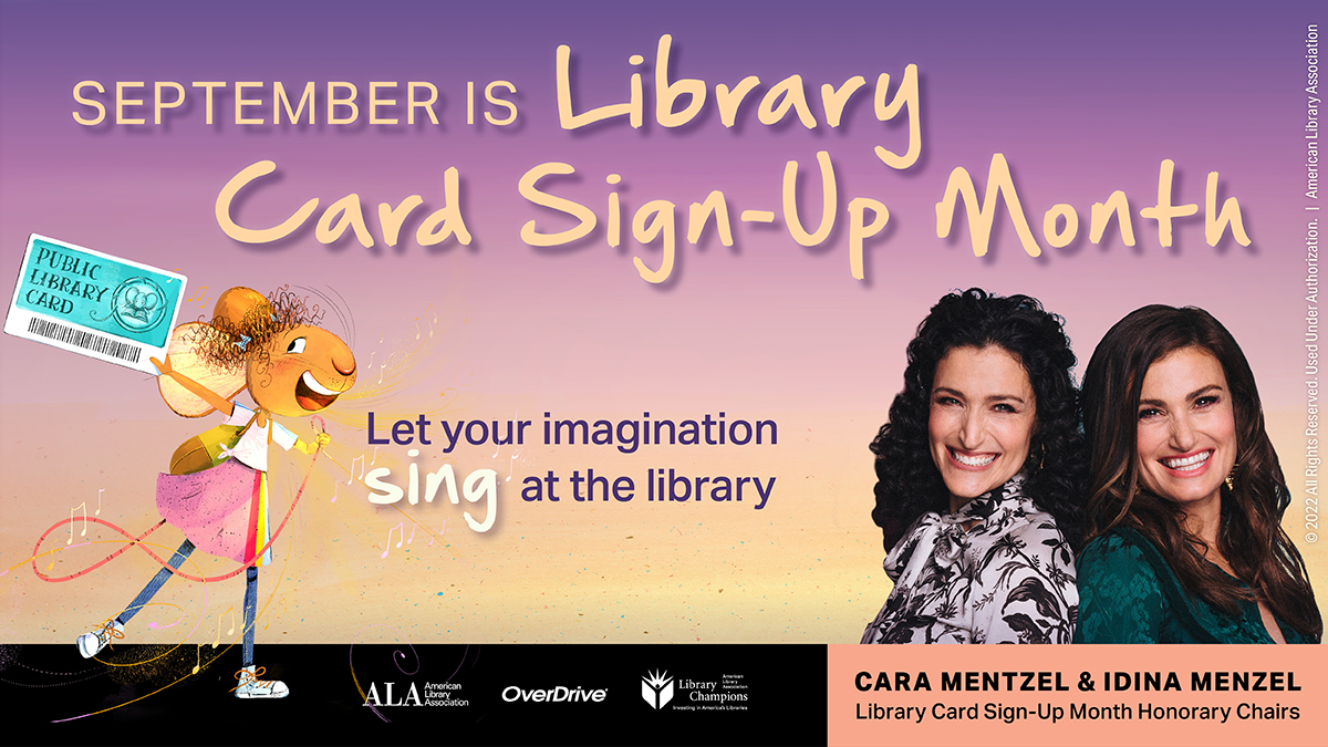 OhioLibraryCncl's tweet photo. Hello 👋 September! It's officially Library Card Sign-Up month. 💳 Make sure kids have the most important school supply of all - a library card! Stop by your local library or sign up online. #LibraryCardSignUpMonth https://t.co/TqEOJUiE9s