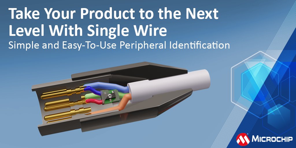 MicrochipTech's tweet image. Looking to take your product to the next level? Our single-wire is the solution to your problem. These serial EEPROMs are a simple and low-cost method for identification of attachable peripherals: mchp.us/3oMDz3c. #SingleWire #SerialEEPROM #PeripheralIdentification