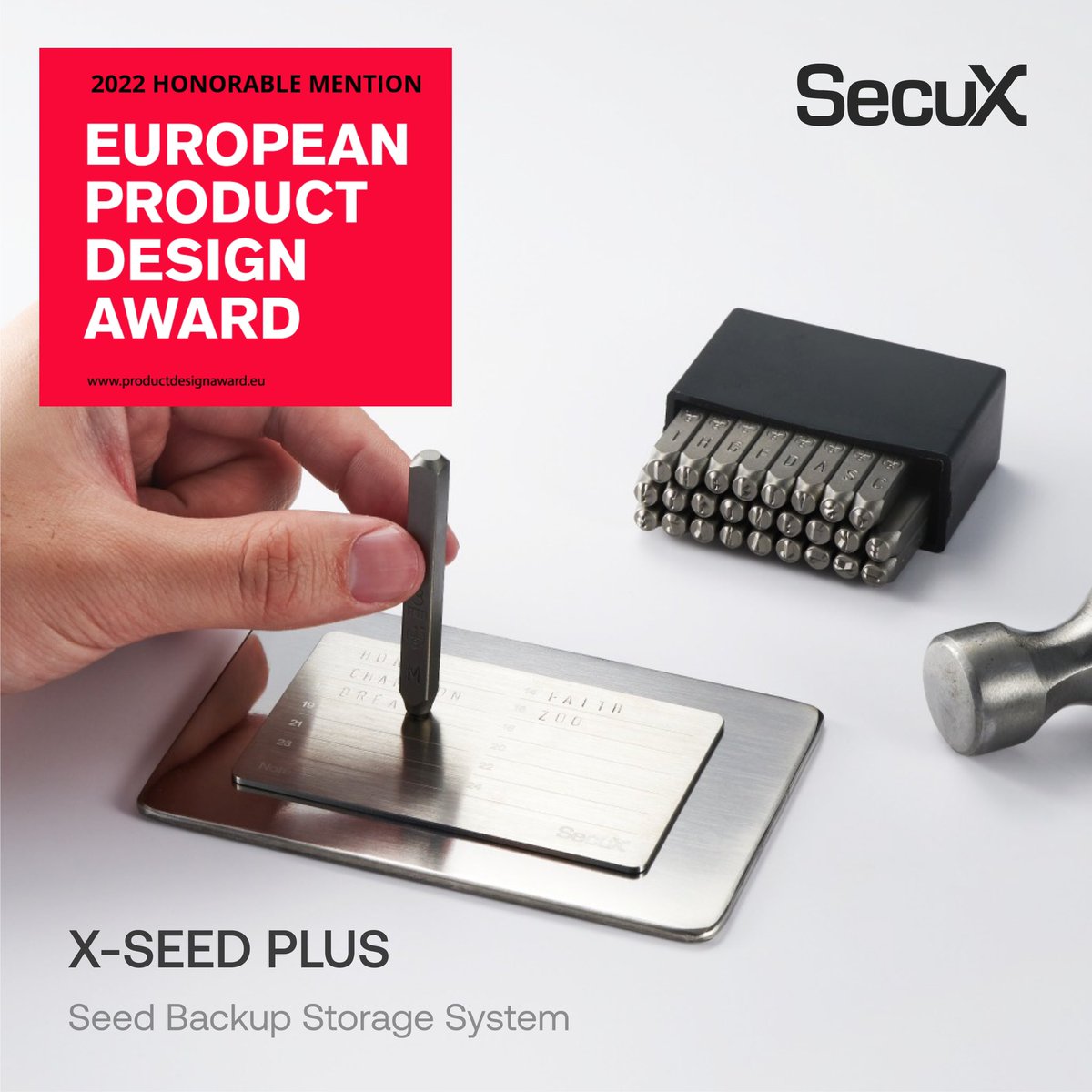 SecuXwallet's tweet photo. 🎉We are over the moooon!!
SecuX Nifty has won 2 design awards!
The prestigious European Product Design Award and the Golden Pin Design Award! Way to go team!
The X-SEED Plus also won Honorable Mention!
🏆SecuX Nifty
🏆X-SEED Plus
@ProductAward
#goldenpin
#productdesign https://t.co/oCLvIh2gcS