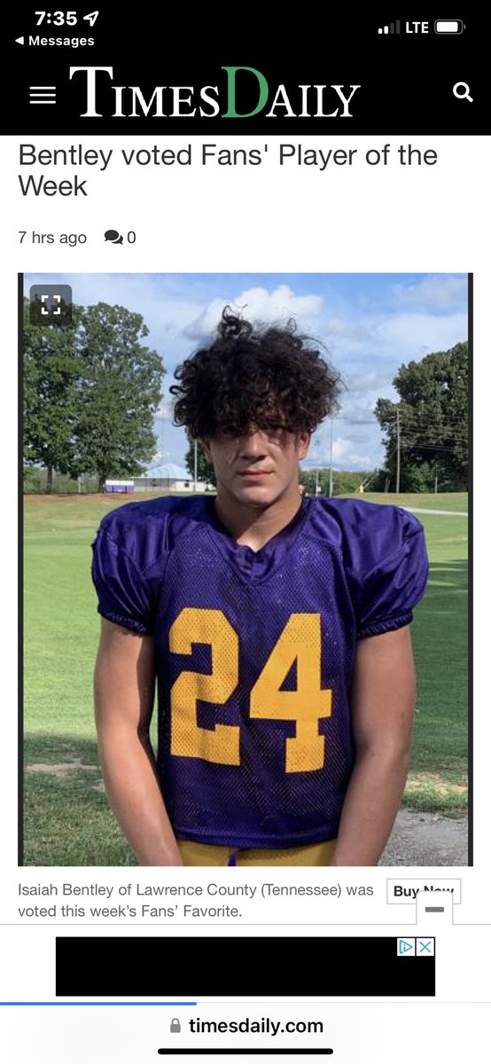 Big congrats to Isaiah Bentley!!  Great Job! ⁦<a href="/LCHSone/">We Are Family!</a>⁩ ⁦<a href="/brianporter1717/">Brian Porter</a>⁩ ⁦<a href="/WillieFJoiner/">Willie Joiner</a>⁩ ⁦<a href="/TheXRadioTN/">The X Radio</a>⁩