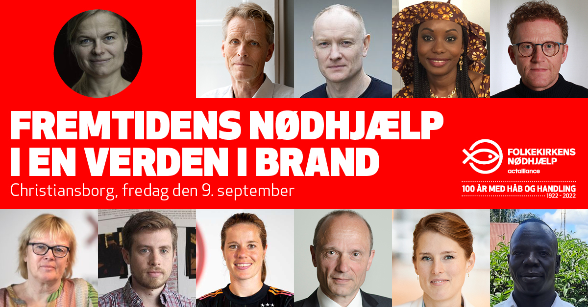 INVITATION:
Folkekirkens Nødhjælp fylder 100 år. Det fejrer vi med konference på Christiansborg fredag d. 9. sep. om fremtidens nødhjælp i en verden i brand. 🔥🌎🌱
Konferencen modereres af @lottefolke 🎤 #dkpol #danida
Tilmelding:👇