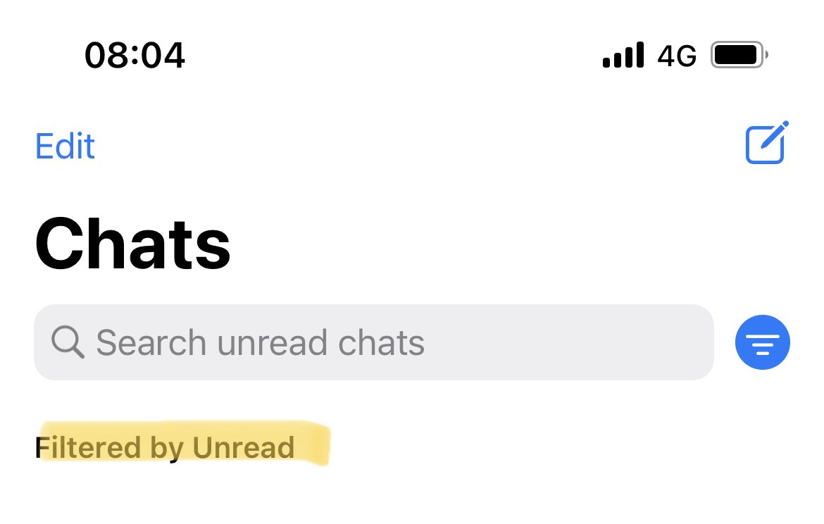 nsgallardo's tweet photo. Thanks you @WhatsApp ❤️❤️. #filters #unread https://t.co/v24ManqbWZ