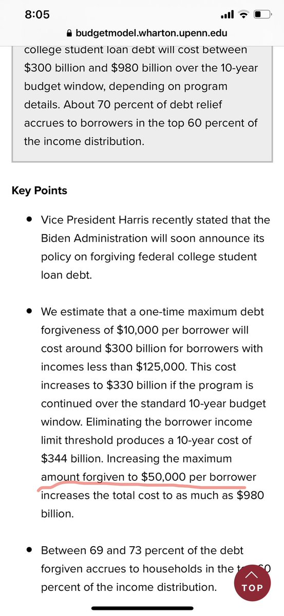 TextwithMessage's tweet photo. @GripesGazillion @HouseGOP The article they're citing was based on $50k forgiveness. https://t.co/WV8jgSyska