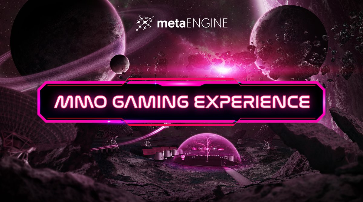 meta_engine's tweet photo. 📢 Build your next Web3/Metaverse game on MetaENGINE to avail a robust, scalable &amp; secure networking stack that supports an unlimited number of simultaneous developer &amp; user connections for an optimum MMO gaming experience.

#metaENGINE #MMO #GameFi #P2E #Metaverse #games https://t.co/ZClhJA5cYW