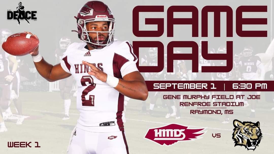 RubenDeuceLeeII's tweet photo. ‼️GAME DAY—Thursday Night Lights‼️
🆚 Northeast Mississippi CC
📍 HOME | Raymond, MS
🏟 Gene Murphy Field at Joe Renfroe Stadium
⏰ 6:30 PM
🖥 https://t.co/Q0PuSa63pF
👕 Merch | https://t.co/aICdfsdvaG
#deuce2 #humblebeginnings #HindsCCFootball
#hindscc #deuce2 #humblebeginnings https://t.co/Hi1aGUrnxd