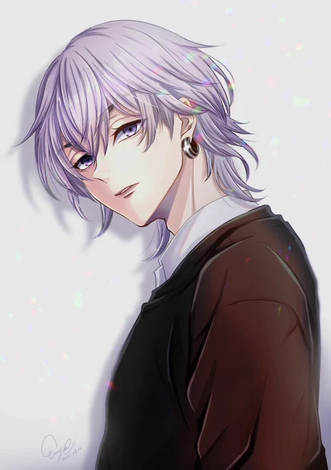 刀は桜とかお花添えがちだから引っ張られるかな?卍は当社比ちゃんと描いてたしお花なかったのでペタッ 