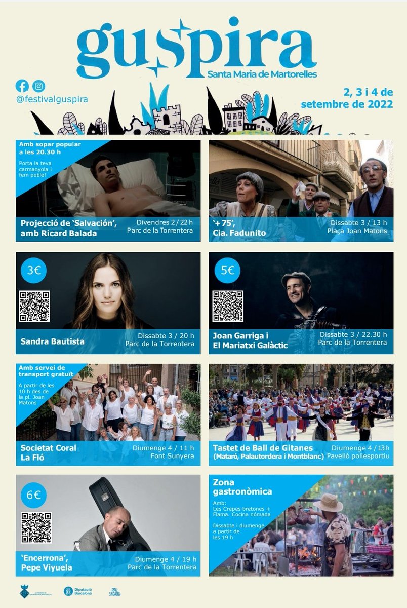 🎙️#Molletaldia: Tot a punt pel Festival Guspira 

👉🏻 El molletà <a href="/SegalesPau/">pau</a> és el director artístic del festival

➡️ bit.ly/3cAIdPd