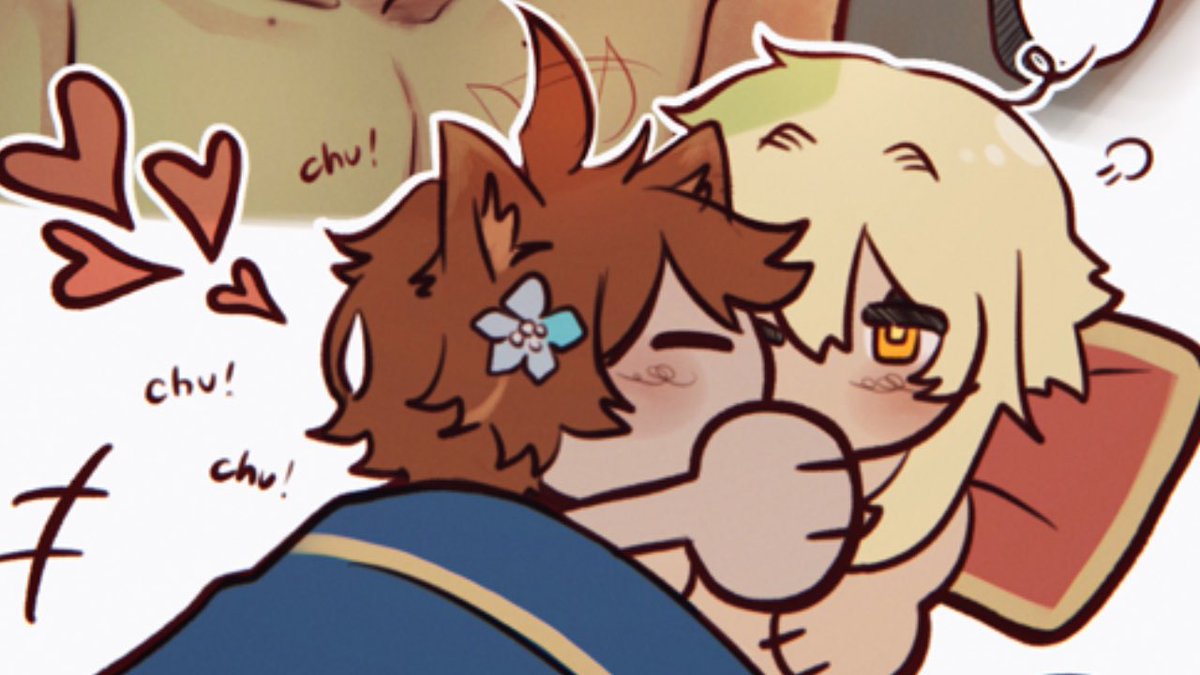 xyn_art's tweet photo. 🔞 super late cat day art :3c #lumichi #chilumi #蛍タル #タル蛍 
poipiku preview only: https://t.co/xqNud2LeeQ
full comic: https://t.co/wg33MA0CSA https://t.co/uM7aotbkNS