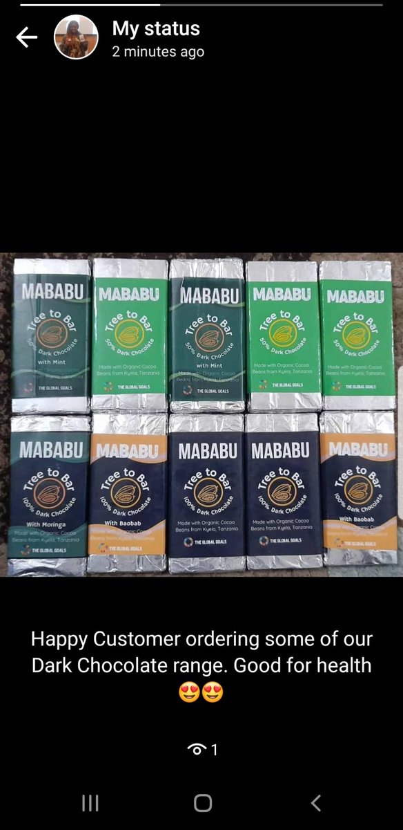 SocialNaomi's tweet photo. I've been quiet about our value addition journey into tanzanian made chocolate but more and more people are trying and so I'll share some of our journey soon. 10 different flavoured bars, bonbons and other cocoa products. You can follow on instagram @mababuchocolate https://t.co/5Wu74ZWwOI