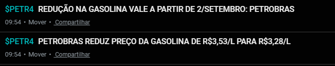 FabricioHS__'s tweet photo. Nova redução nos preços da gasolina da Petrobras para as distribuidoras pode levar à nova queda do IPCA em setembro. Neste cenário, podemos ver projeções abaixo que 6% para 2022, e abaixo dos 4,75% para 2023! https://t.co/PhnwvK5VIe
