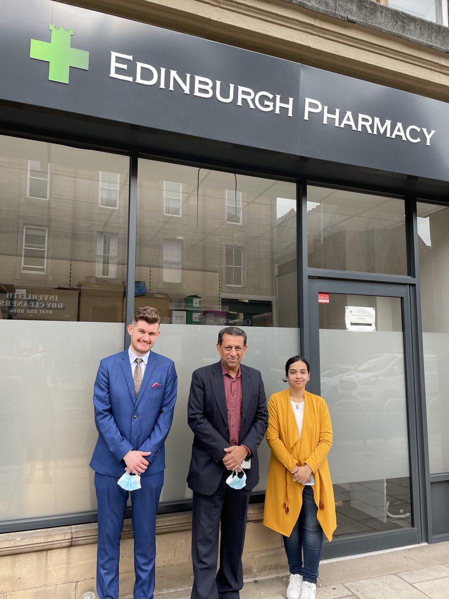 Great to meet ⁦<a href="/FoysolChoudhury/">Foysol Choudhury MBE MSP</a>⁩ at Edinburgh Pharmacy, Golden Acre. We talked “all things pharmacy” including NHS Pharmacy First, public messaging, winter planning and pharmacy workforce. Thanks for coming to see us! ⁦<a href="/CPharmacyScot/">CPharmacyScot</a>⁩