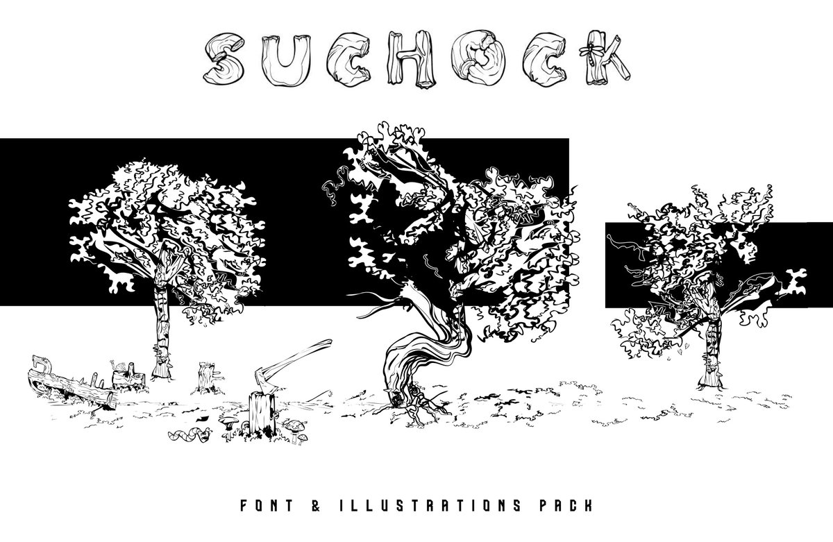 spacemotion_ltd's tweet photo. We have not stopped delighting you with announcements of various projects, and we are not going to stop!  We present to your attention SUCHOK — an unusual font that has its little history and accompaniment. https://t.co/OY8dXeTAZG