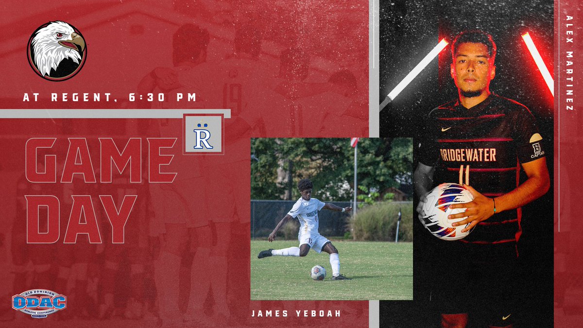 The first GAMEDAY is here for <a href="/BC_MensSoccer/">BC Men's Soccer</a> !

📅 9/1
⌚️ 7:00 pm
🆚 Regent
📍 Virginia Beach, Va.
📺bit.ly/3cDoDBS

#BleedCrimson | #GoForGold