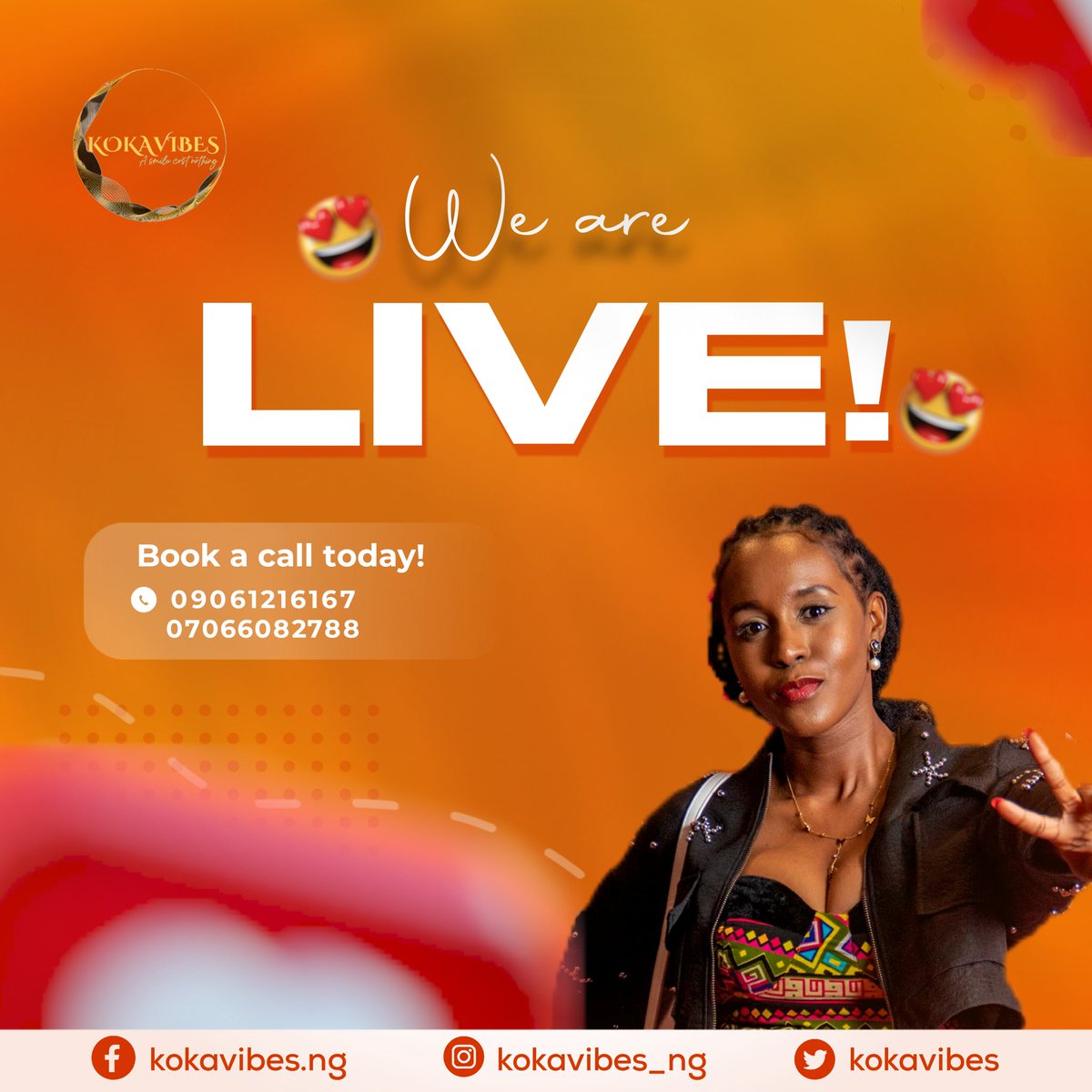 kokavibes's tweet photo. Do you know kokavibes fully launched today. What we did for the promo calls was just testing the mic check,check1_2 what we are about to do to you recipient will be positively catastrophic and heart warming with joy and daily happiness overload #LoudlyNigerian #ASUUStrikeMustEnd https://t.co/0p1LiJedsK