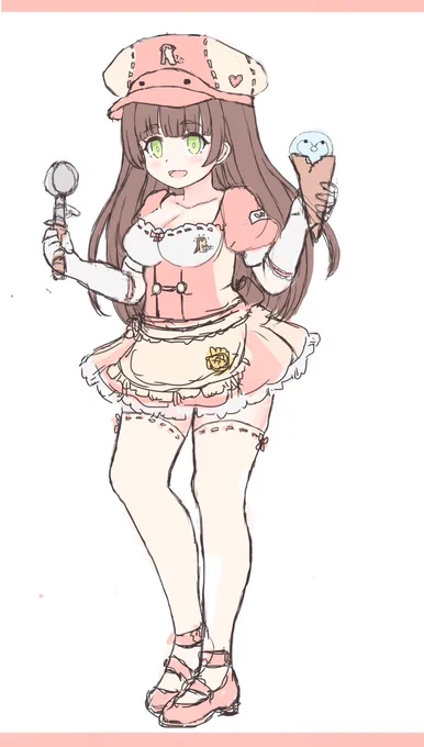 【アイス屋の娘】名前/ウェンディ、年齢17、身長157㌢オー-ダーズランクD傭兵(休業中) 一人称:私リベレーション能力が戦闘向けで無かったため成績がいまいち伸びなかったため傭兵業を休業した。今は先輩だったアルマの支援で規模は小さいもののアイス屋を経営。本物のアイスを提供してくれる 