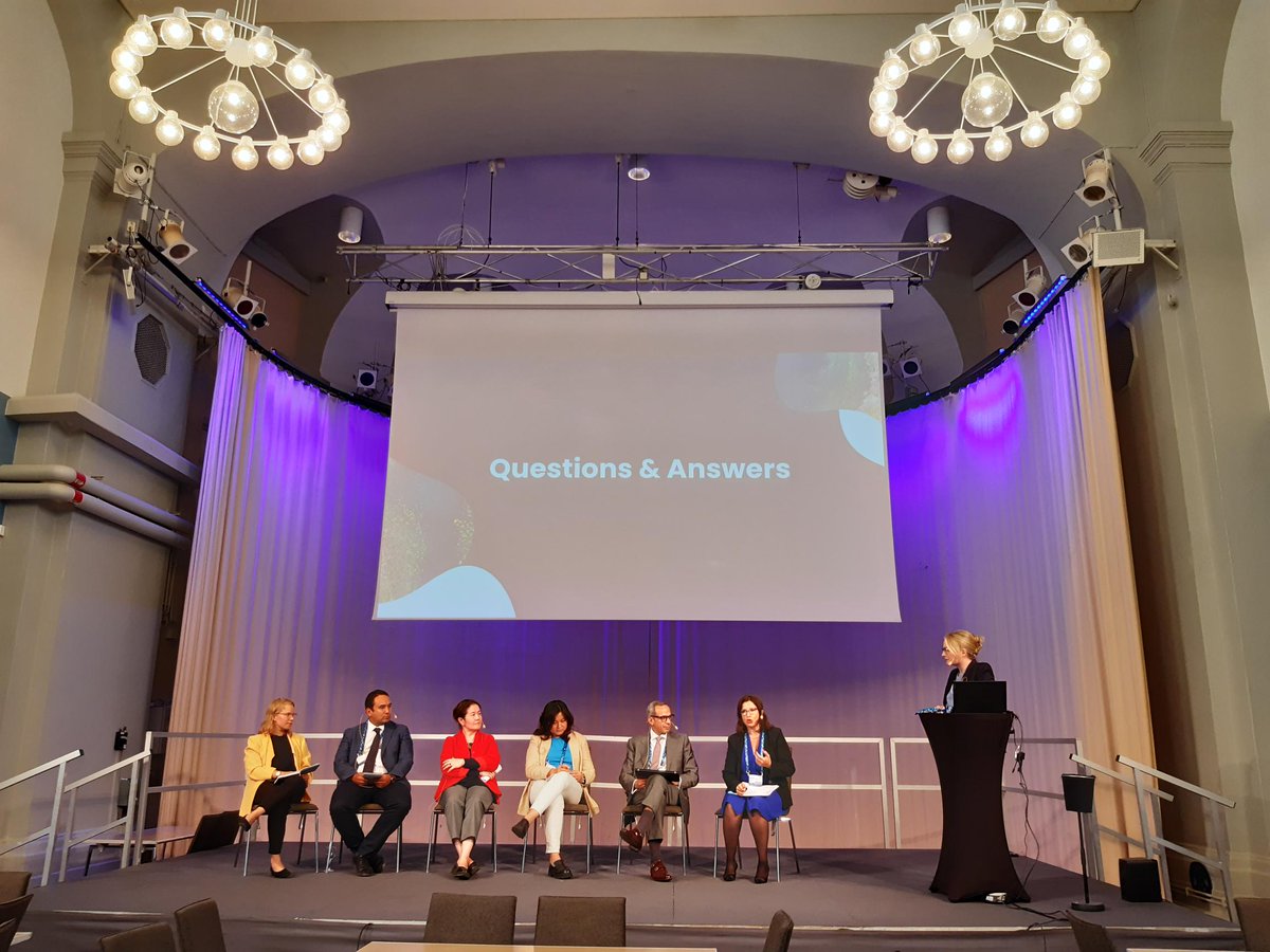 #Water resources and infrastructure are often used as targets, and their control a power tactic in armed conflicts. How can we protect the #HumanRight to water, sanitation &amp; healthy environment? #WWWeek panel today with <a href="/FinWaterDiplo/">Finnish Water Diplomacy</a> <a href="/UNICEFwater/">UNICEF Water</a> <a href="/GenevaWaterHub/">Geneva Water Hub</a> <a href="/OSCE/">OSCE</a> <a href="/cmioffice/">CMI – Martti Ahtisaari Peace Foundation</a>