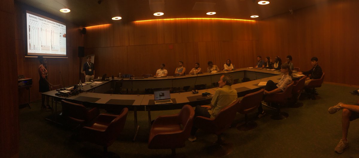OleSeehausen's tweet photo. excellent session, with @MoritzMuschick and @nare_ng_ on paleolimnology placed into an evolutionary context at #INTECOL2022 https://t.co/I8IWYvUoBO