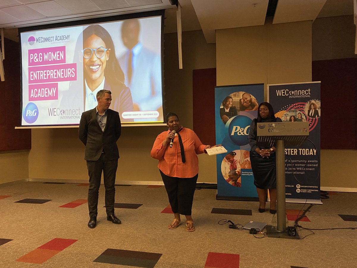 WEConnect_SA's tweet photo. 🔴 IT’S A WRAP. Here’s to the P&amp;G Women Entrepreneur Academy 2022. #ClassOf2022 graduation photos to follow soon! #WEConnectEffect https://t.co/BmijRzL5ws