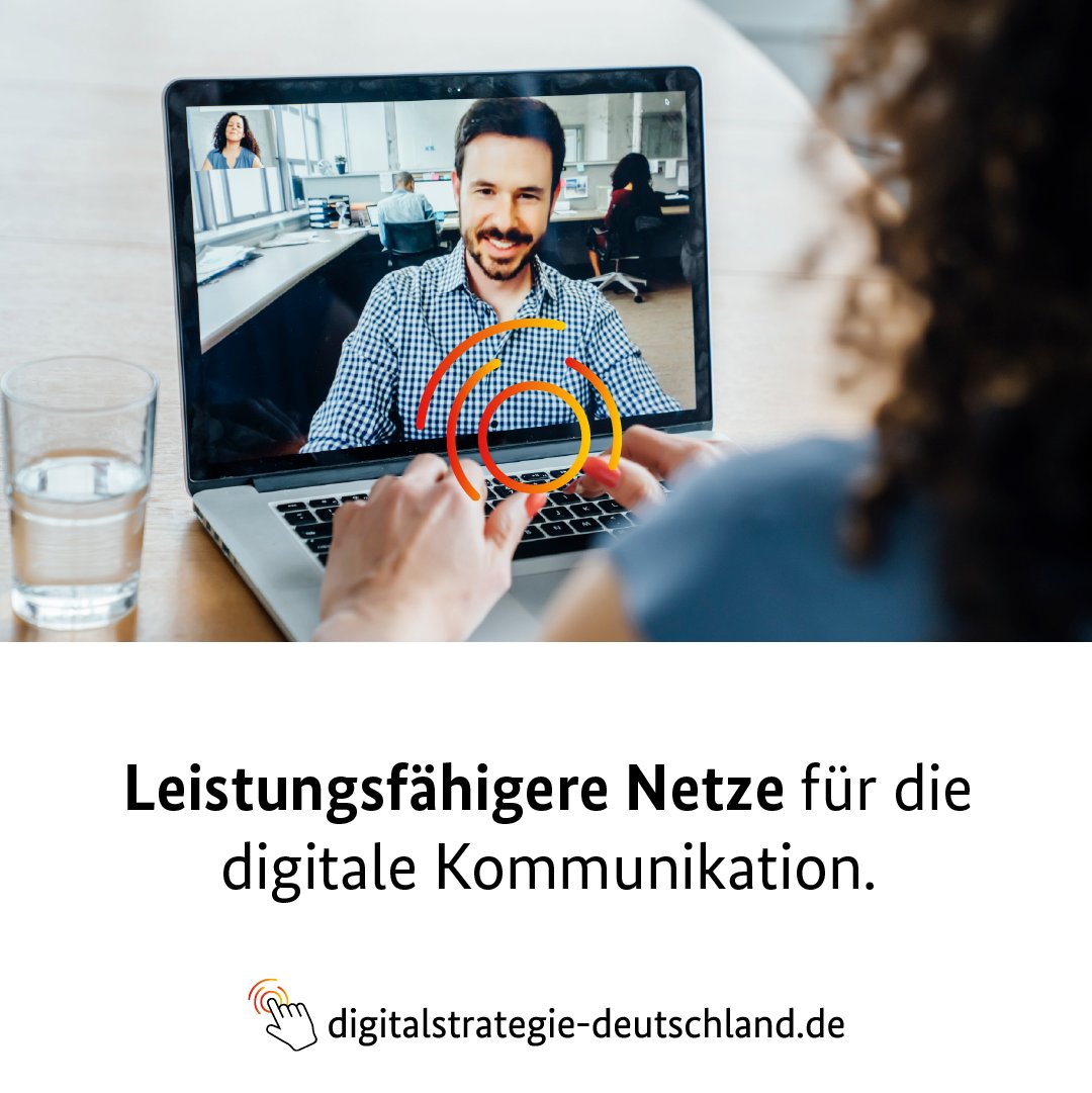 BMV's tweet image. In unserer #Digitalstrategie haben wir 3 Bereiche priorisiert, in denen wir eine Hebelwirkung von Projekten erwarten. Z.B. den Bereich digitale #Netze und #Daten. So wollen wir bis 2025 mindestens die Hälfte der Haushalte &amp;amp; Unternehmen mit Glasfaseranschlüssen versorgen. @wissing