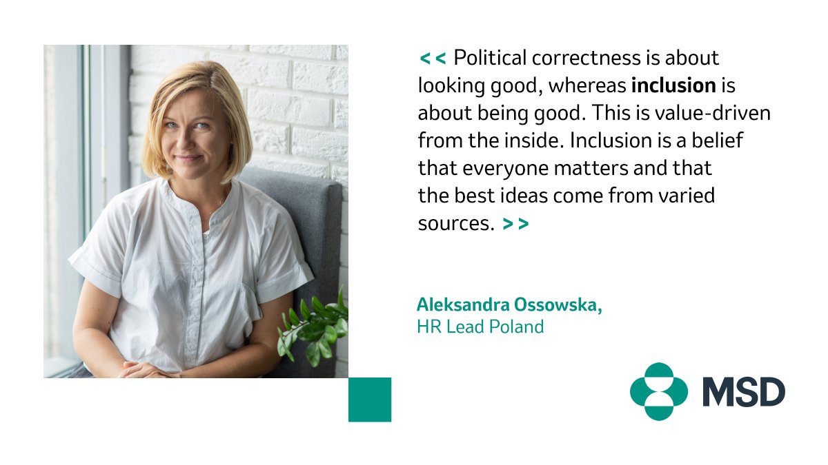 🧑🏻‍🤝‍🧑🏾 This year Global Diversity &amp; Inclusion Experience Month Theme is The Power of Collective Purpose, which starts with individuals.
🎯 Our goal at #MSD is to create an environment that signals all people are valued, and where everyone has access to the same opportunities.
