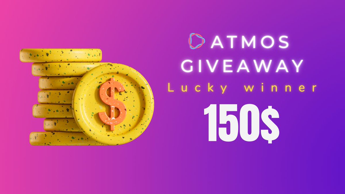 $150 in 24 hours 🚀🌕

-Join gleam.io/gQgTn/atmos-pr…

-RT + proof
