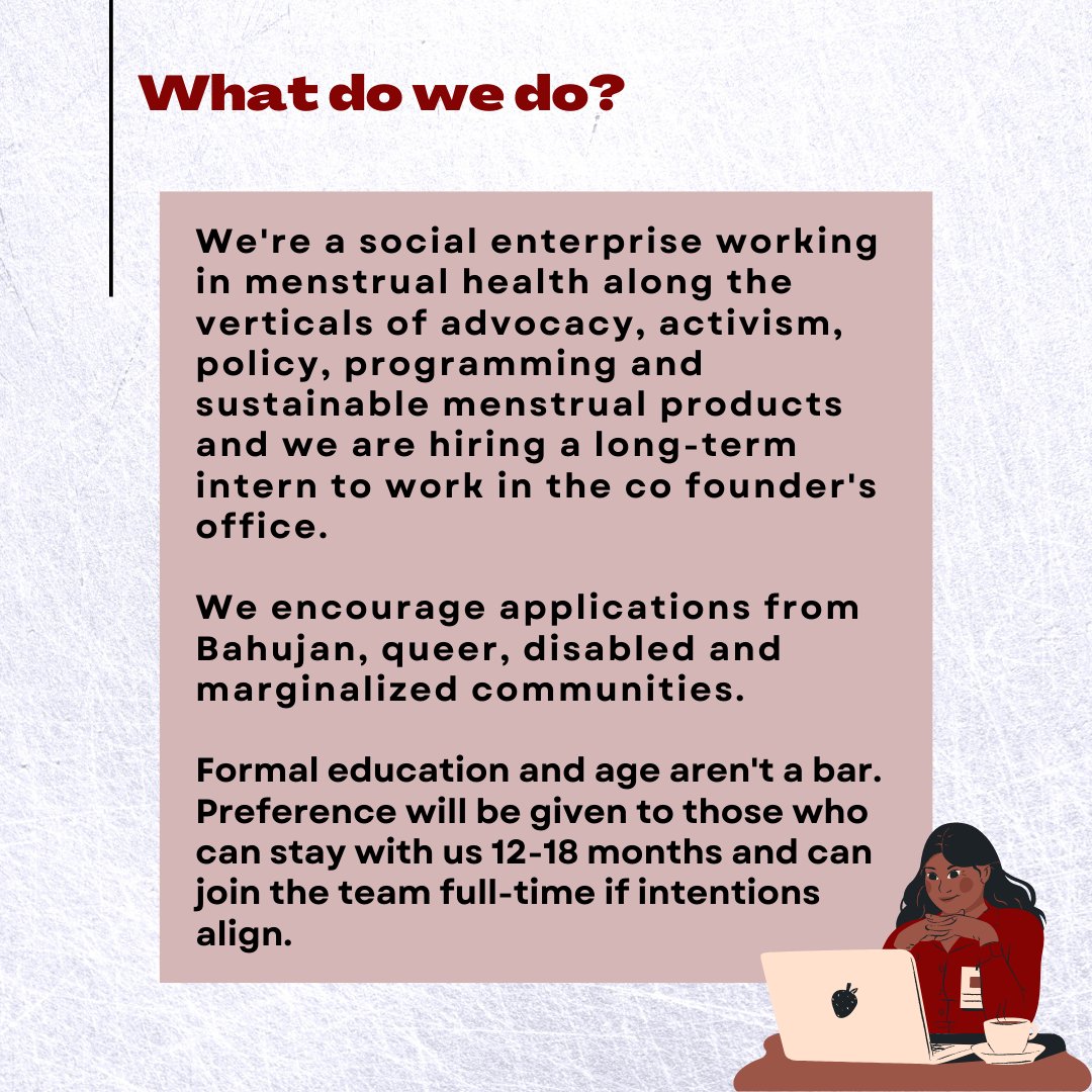 boondhcup's tweet image. Hello peeps!

We are opening applications for an internship at our organization. The details for the same are mentioned in the slides. This will be a paid and completely remote internship, open call for anyone who's views align with that of our brand.