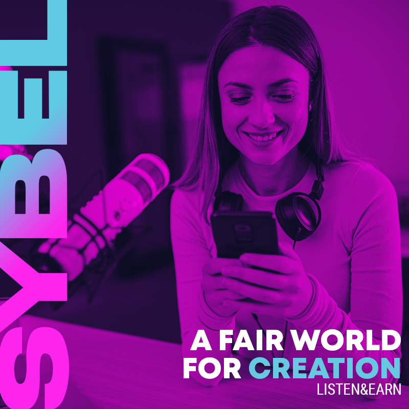 The Sybel Ecosystem wants to build a fair world for #creation. 
Users earn money interacting with content. 
Creators generate a new income stream. 
Everybody wins.

#ListenAndEarn #web3