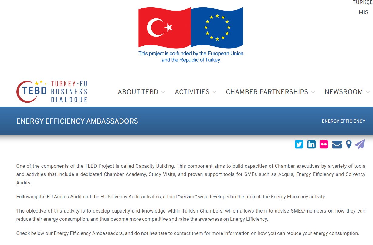 TurkeyEU Business Dialogue (TEBD) 🇹🇷🇪🇺 (TEBD_Project) / Twitter