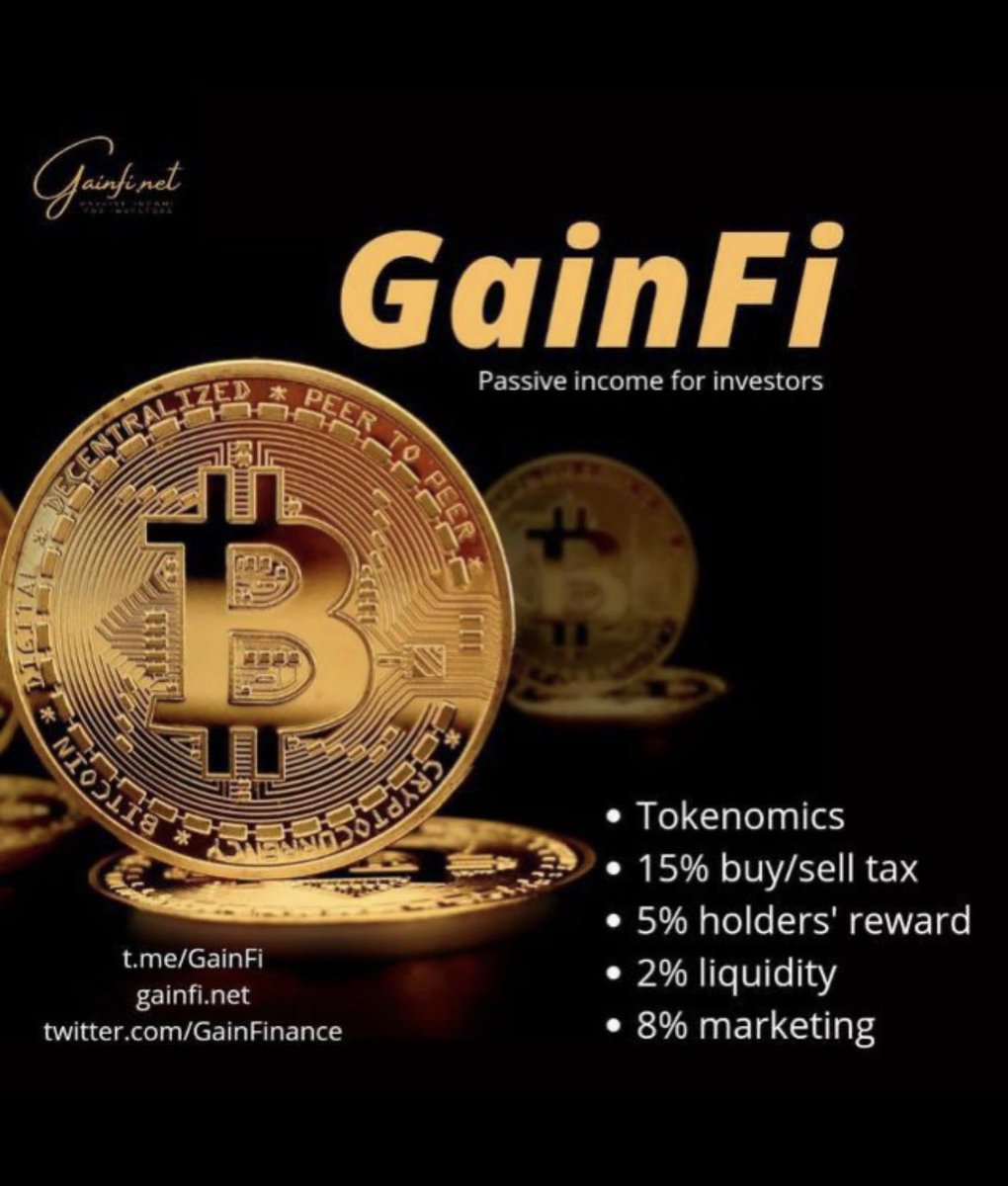 majesticboss55's tweet photo. Looks like an interesting play #GainFi is a micro cap at 8k with some serious plans to pay passive income in BUSD.  #DYOR https://t.co/2cD4yKeMwV