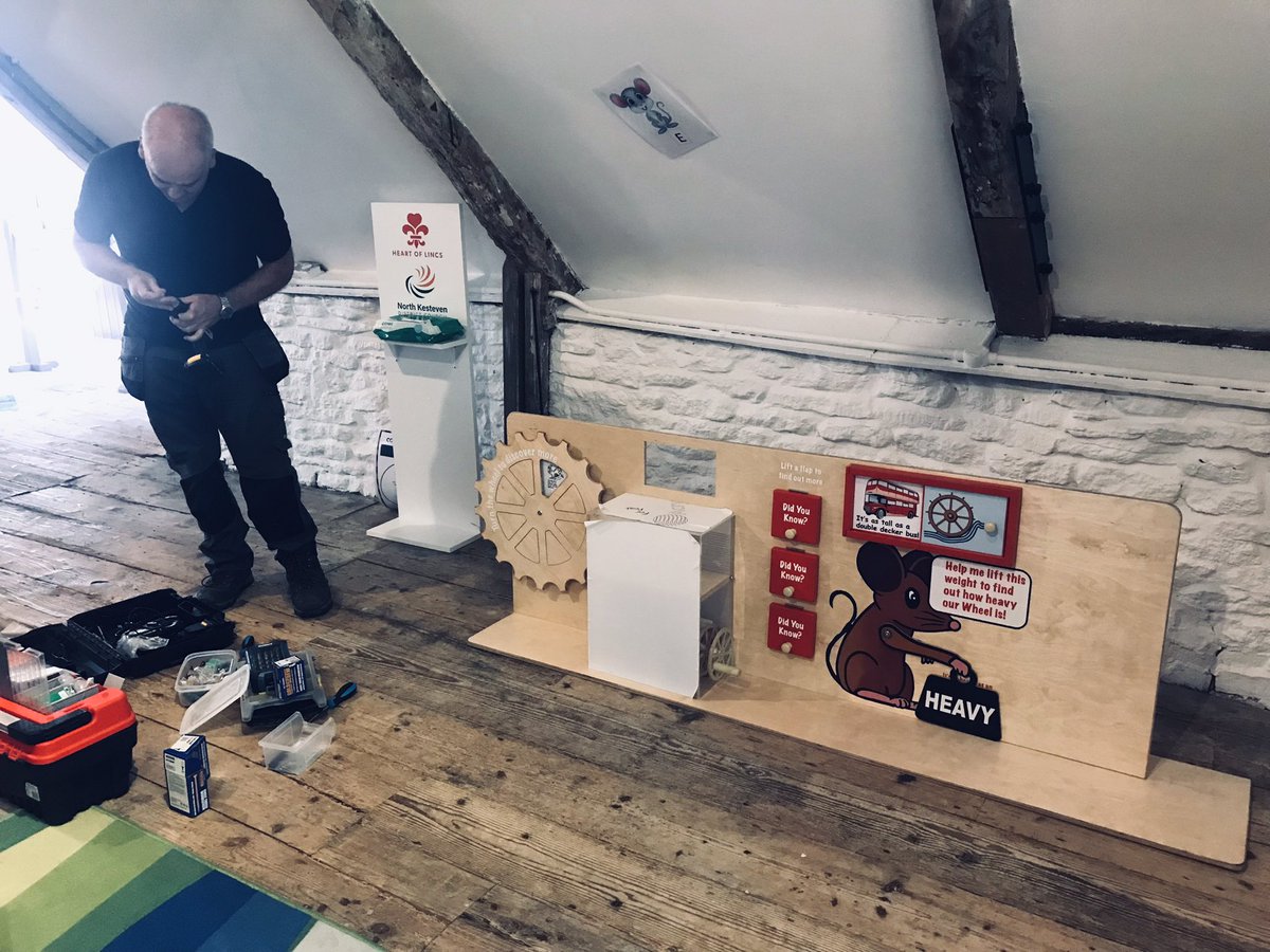 We’re very excited to have the Far Post Design team here installing something very special to brighten up our children’s area - pop along over the weekend to see what’s new! <a href="/heartoflincs/">Heart of Lincs</a> <a href="/FPDltd/">Far Post Design Ltd</a> <a href="/kidsinmuseums/">Kids in Museums</a> #familyfun #YourLocalMill