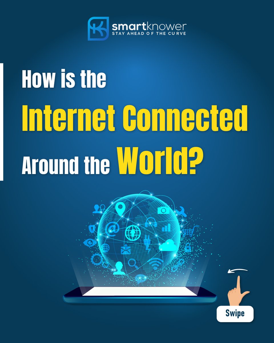 KnowerSmart's tweet photo. Ever wondered how you get the internet connection that let's you access all the things sitting in one place?

No? Then we have got you covered. Know how the internet is connected around the world.

#smartknower #internet #ratantata #tatacommunications https://t.co/K7bZmTvP64