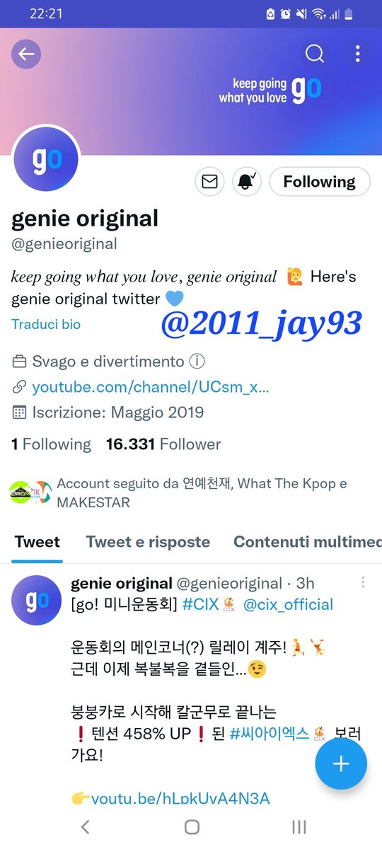2011_jay93's tweet photo. @genieoriginal @CIX_Official Omg I saw that and my heartbeat is just accelerated 😳💌
Run 🏃‍♂️ 🏃‍♂️ 🏃‍♂️ 🏃‍♂️🏃‍♂️ https://t.co/OdZqUiA5vH