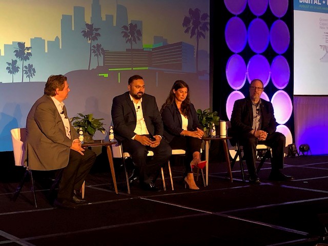 NYPAenergy's tweet photo. Munawar Ali Mohammed (@MAliEnergy), NYPA’s Senior Director of Digital Innovation &amp; Transformation, speaks about our efforts to support decarbonization in #NewYorkState as part of a panel of utility executives at @Cloud4Utilities’ #DigitalCloudSummit22. https://t.co/ugAQKHO5F8