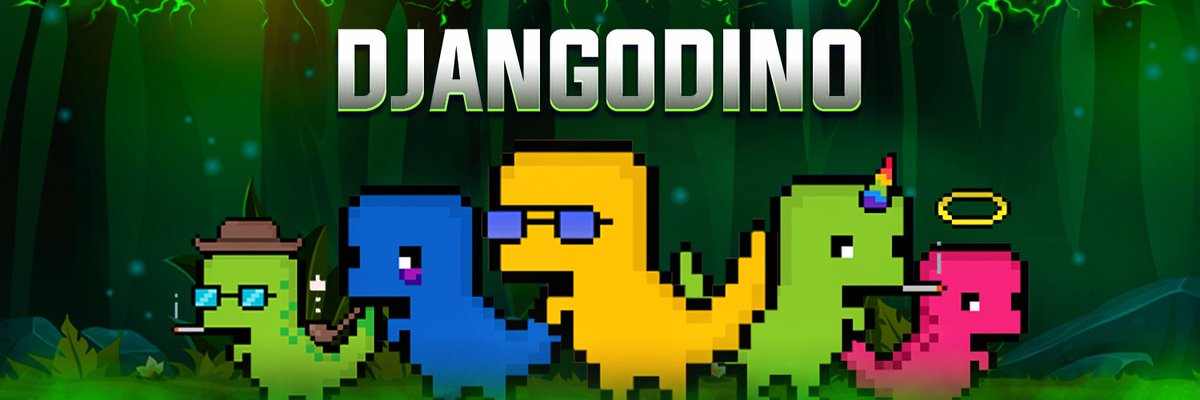 The Djangodino Gang NFT !! 🔥🔥🔥

#NFTCommunity #nftart #NFTJapan #nftcollector #NFTGiveaway #nftphotography #nft #NFTdrop