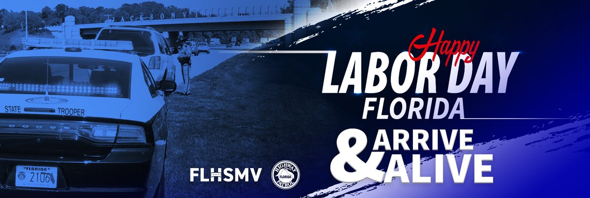 FLHSMV's tweet photo. Historically in Florida, more crashes occur on the Friday before Labor Day than any other day during the four-day travel period. 
No matter how far your destination may be, please remember to buckle up, slow down, and never drive impaired.🇺🇸

👀: https://t.co/0dp0ZSpDQd https://t.co/2rvXRt4bLr