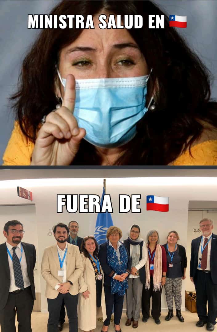 <a href="/begoyarza/">Begoña Yarza Sáez</a> <a href="/Fonasa/">Fonasa - Fondo Nacional de Salud - Chile</a> Y para que sigue con mascarilla en un vídeo? 

Está bien?

Ya que en Europa ni por error se la ponía en lugares cerrados sin distancia social y lleno de personas sin máscarillas también. 

He aquí la evidencia : 

Todo lo demás es #DictaduraSanitaria #chaopase #chaomascarillas