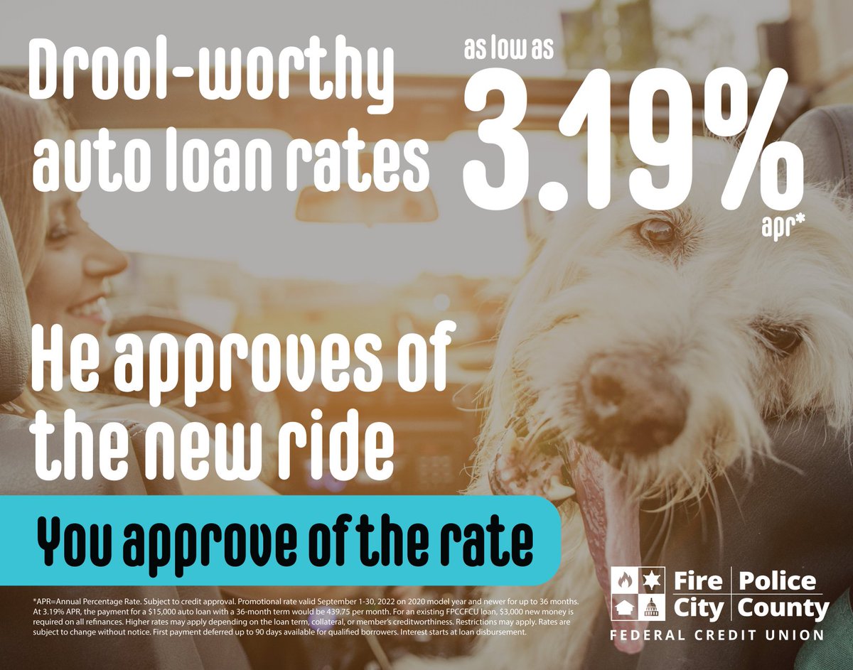 FPCCFCU's tweet photo. Get preapproved, pick your ride, and drive away happy! Apply online or call (260) 484-2102 to speak with a loan specialist. https://t.co/uvJBAQTLHy https://t.co/LHY2zB27jl