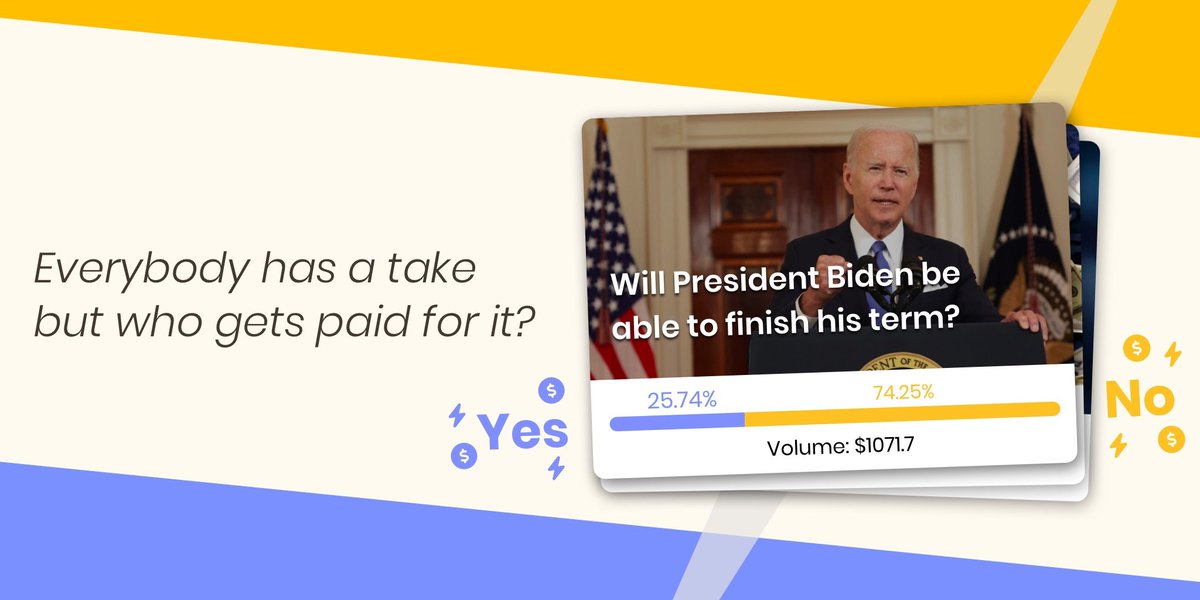 Tired of giving your opinion for free on Twitter ? 💸

Discover <a href="/BattleCash_/">Battle Cash</a>, a new Web3 Platform where you can get paid each time you're right about a topic. 

Politics, Cryptos, NFTs, Sports: Everything is possible !

Join the Battle now: battle.cash ⚔️