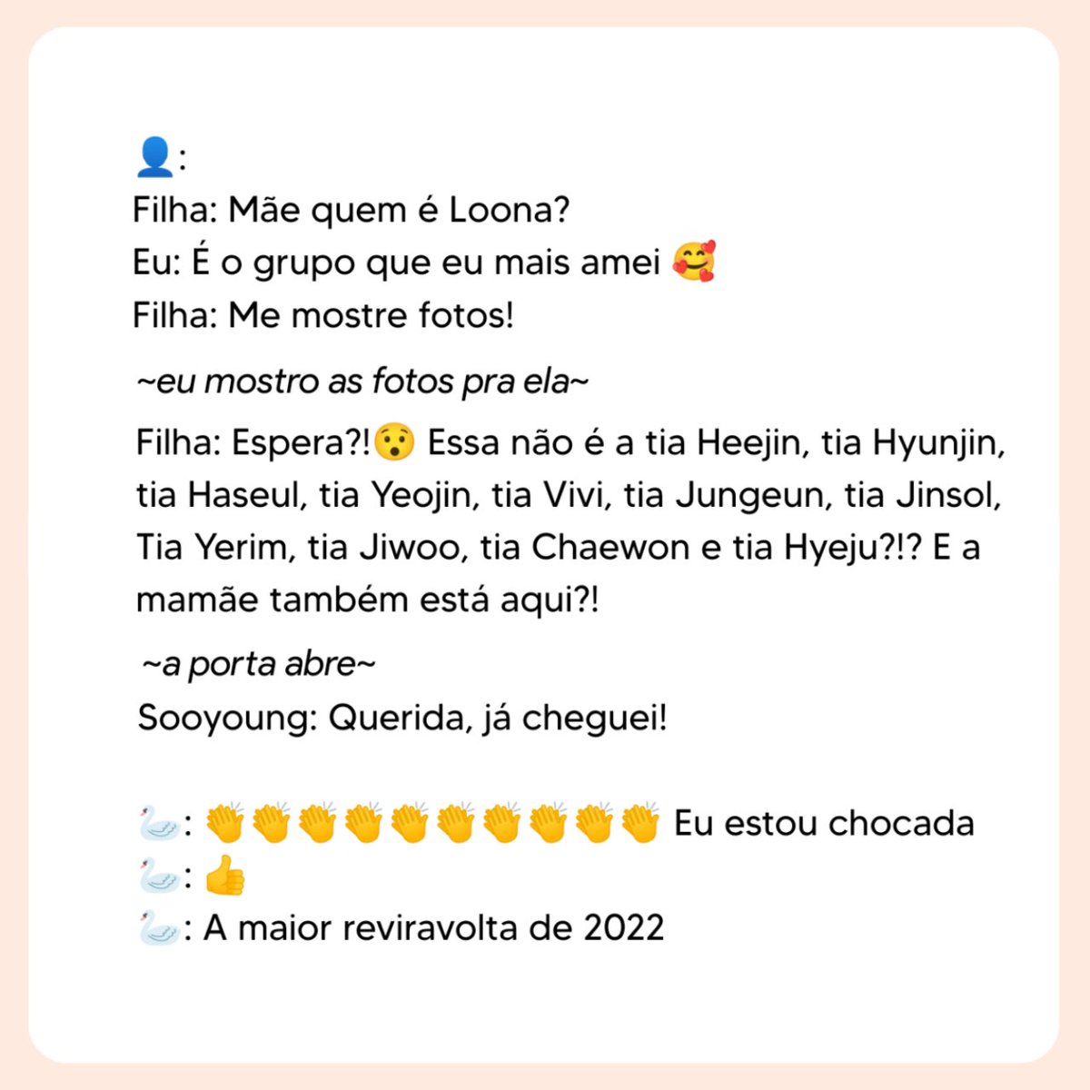 loonapubli's tweet photo. Mensagens da #Yves no 💌:

#LOONA #이달의소녀 @loonatheworld https://t.co/9kgRQKFYU5