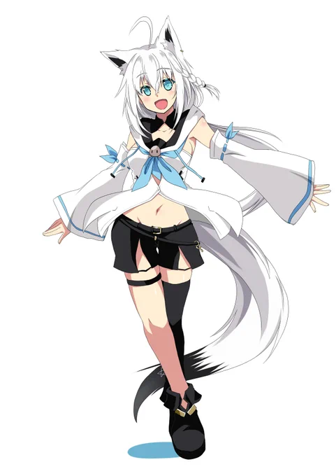白上フブキちゃん#絵フブキ 