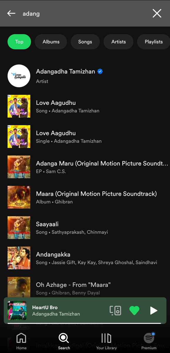 Adtstudioffl's tweet photo. Finally we got it ✅ - Stream Hard Friends 💚 https://t.co/bmTzVaDNGi 

#spotify #adt #adangadhatamizhan
#Verified https://t.co/ZbrdKXAYiU