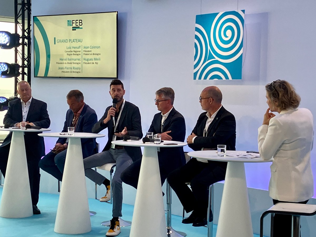 La souveraineté industrielle, évoquée ici au FEB, est un sujet stratégique et qui imbrique toutes les facettes de la #RSE #produitenbretagne