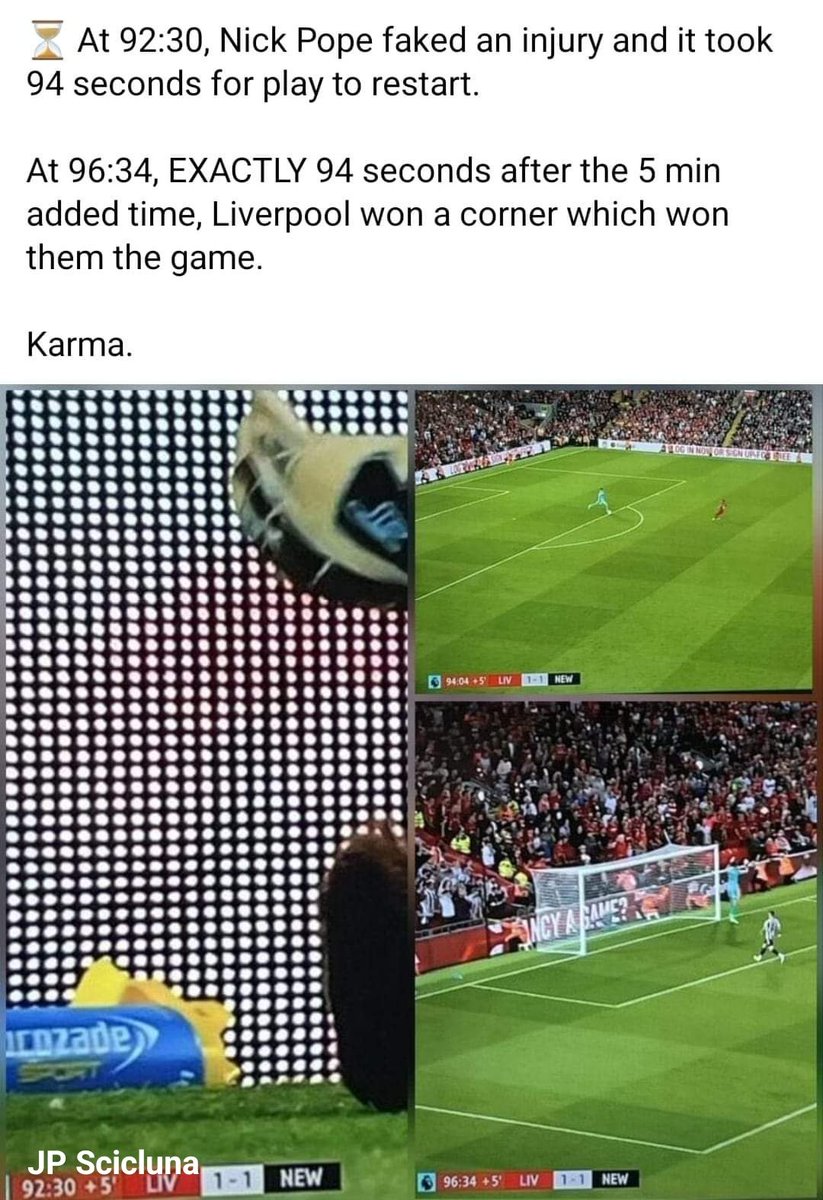 sux010's tweet photo. @DannyMills21 said he was only down for 30secs on @talkSPORT this morning 🤷🏻‍♂️ #mahhy #lfcvsnew #lfc https://t.co/E5hmqk86E9