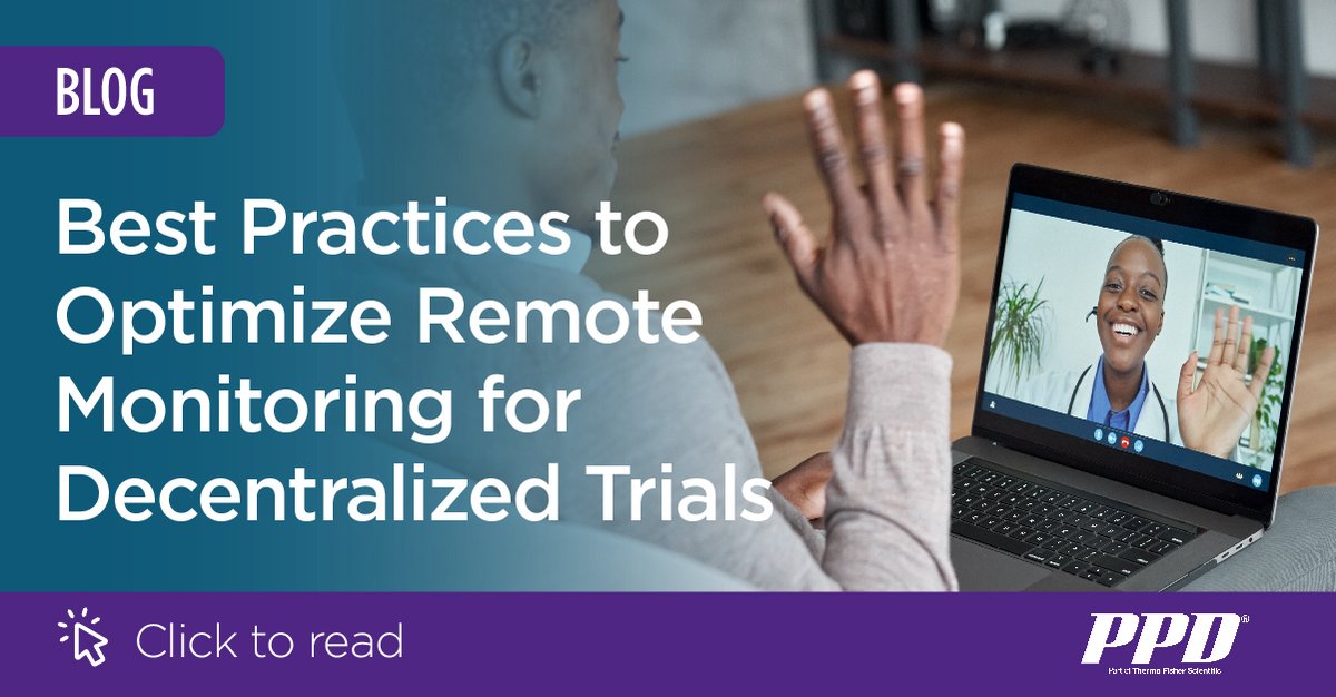 PPDCRO's tweet photo. #Remotemonitoring of #clinicaltrials is becoming the industry standard. Learn how this approach, when optimized well, can drive more innovative and efficient #protocoldesigns. » https://t.co/7EAlTiZdHg https://t.co/lDQeETElAP