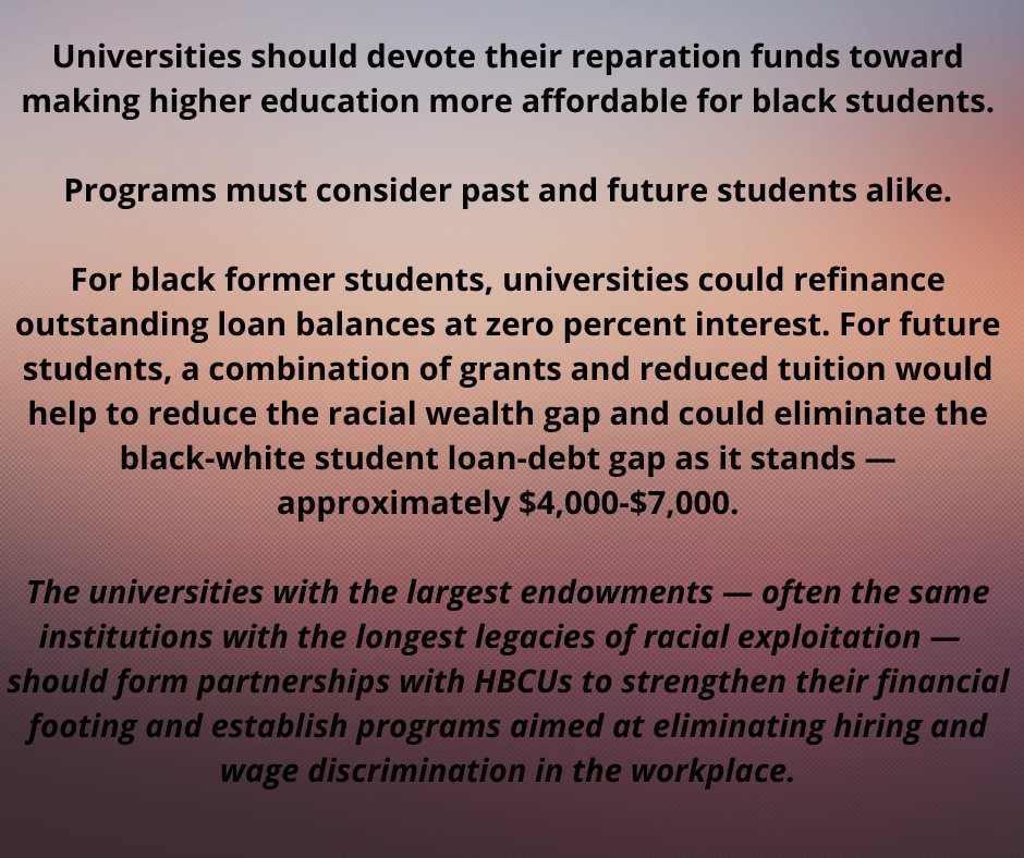 safe_time's tweet photo. College loan forgiveness as reparations.  Tucker Carlson out here talking about it like it's a bad thing! 😂 

Let's start with this student debt relief package,  but LET'S NOT STOP.

https://t.co/QnBerT81Lu https://t.co/6MyMnIJqoq