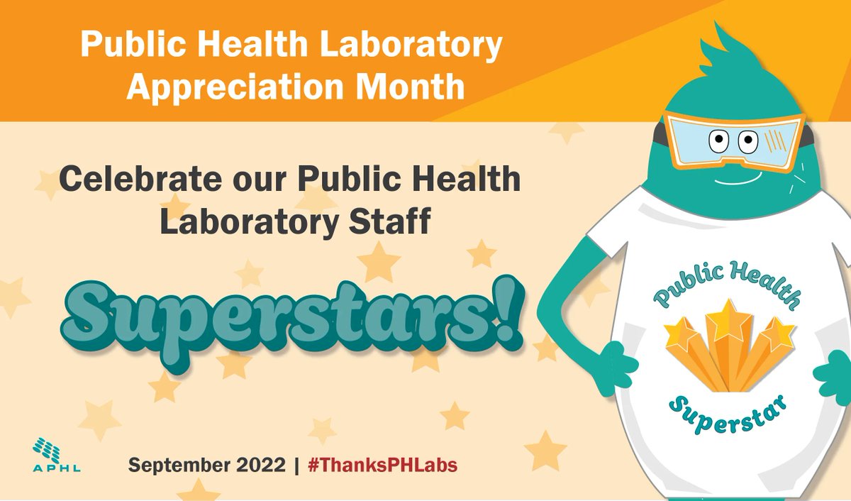 Public Health Laboratory Appreciation Month is here! Join the celebration using #ThanksPHLabs. Check out our toolkit for graphics, social posts, stories and more: buff.ly/3dHcAUw